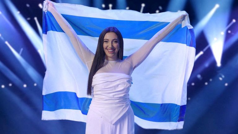 Izraelský zástupce Yuval Raphael, před Eurovision 2025 začátkem tohoto roku. Pic: Reuters