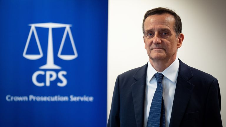 Stephen Parkinson je DPP a byl jmenován generálním prokurátorem a převzal roli v listopadu 2023. Pic: Pa